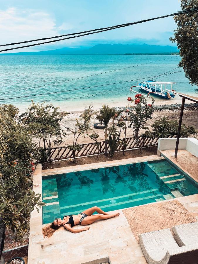 Serenity Luxurious Beachfront Villa & Spa With Private Infinity Pool, 8 Guests 吉利阿尔 外观 照片