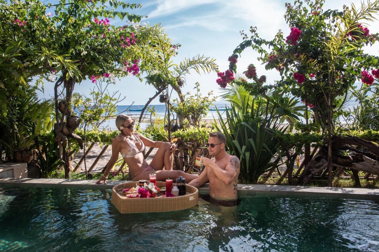 Serenity Luxurious Beachfront Villa & Spa With Private Infinity Pool, 8 Guests 吉利阿尔 外观 照片